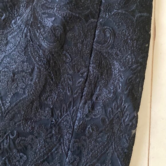 New w Tag Free People Juliet Bodycon Maxi Dress Black Criss Cross Back Lace $350 - Picture 7 of 15